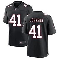 Tysheem Johnson Men's Nike Black Atlanta Falcons Throwback Custom Game Jersey