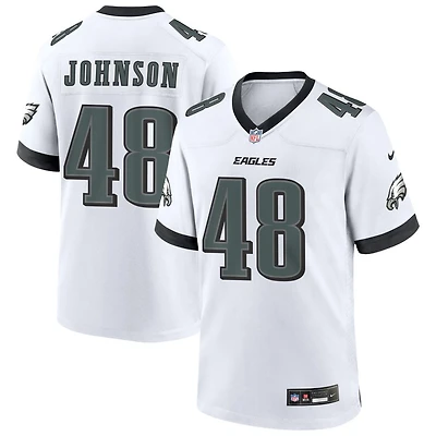 Patrick Johnson Men's Nike White Philadelphia Eagles Custom Game Jersey