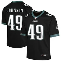 Brandon Johnson Youth Nike Black Philadelphia Eagles Alternate Custom Game Jersey