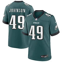 Brandon Johnson Men's Nike Midnight Green Philadelphia Eagles Custom Game Jersey