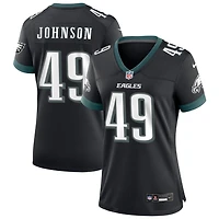 Brandon Johnson Women's Nike Black Philadelphia Eagles Alternate Custom Game Jersey