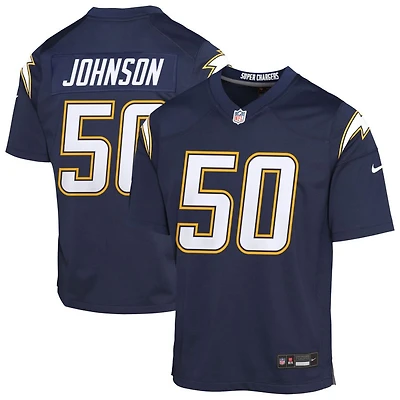 Emany Johnson Youth Nike Navy Los Angeles Chargers Alternate Super Chargers Game Custom Jersey