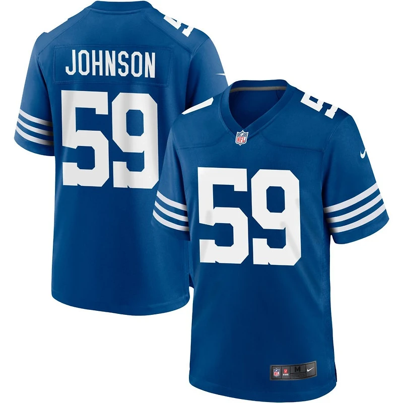 Buddy Johnson Men's Nike Royal Indianapolis Colts Alternate Custom Jersey