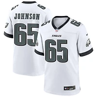 Lane Johnson Men's Nike White Philadelphia Eagles Custom Game Jersey