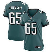 Lane Johnson Women's Nike Midnight Green Philadelphia Eagles Custom Game Jersey