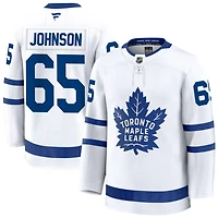 Reese Johnson Men's Fanatics White Toronto Maple Leafs Away Premium Custom Jersey