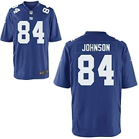 Theo Johnson Youth Nike Royal New York Giants Custom Game Jersey