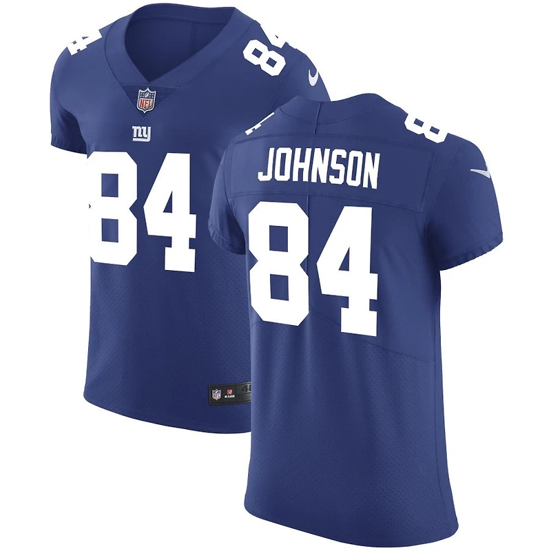 Theo Johnson Men's Nike Royal New York Giants Vapor Untouchable Custom Elite Jersey