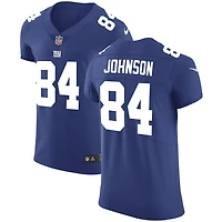 Theo Johnson Men's Nike Royal New York Giants Vapor Untouchable Custom Elite Jersey