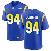 Desjuan Johnson Men's Nike Royal Los Angeles Rams Custom Game Jersey