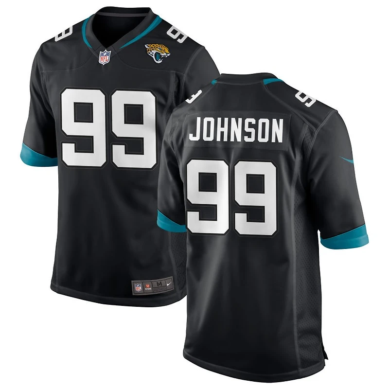 Austin Johnson Men's Nike Black Jacksonville Jaguars Custom Game Jersey