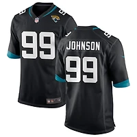 Austin Johnson Men's Nike Black Jacksonville Jaguars Custom Game Jersey