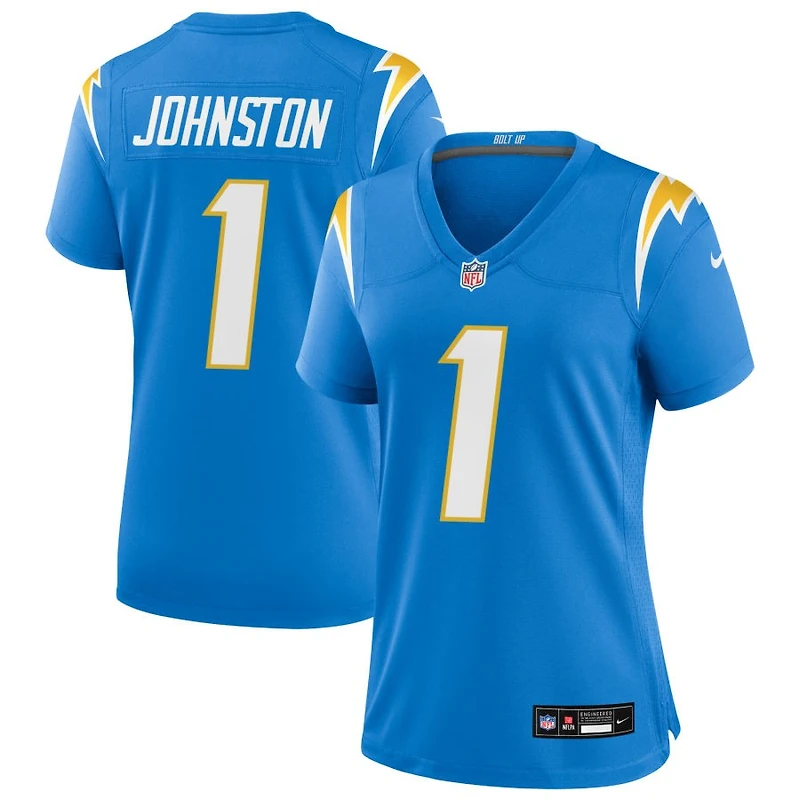 Quentin Johnston Women's Nike Powder Blue Los Angeles Chargers Custom Game Jersey