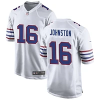 Cameron Johnston Men's Nike White Buffalo Bills Alternate Custom Game Jersey