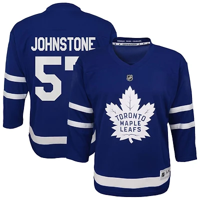 Marc Johnstone Youth  Blue Toronto Maple Leafs Home Replica Custom Jersey