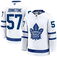 Marc Johnstone Men's Fanatics White Toronto Maple Leafs Away Premium Custom Jersey