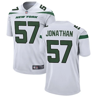 Kingsley Jonathan Men's Nike White New York Jets Custom Game Jersey