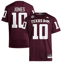 Marco Jones Men's adidas  Maroon Texas A&M Aggies NIL Pick-A-Player Home Premier Football Jersey