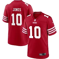Mac Jones Men's Nike Scarlet San Francisco 49ers Custom Jersey
