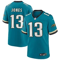 Tim Jones Men's Nike Teal Jacksonville Jaguars Prowler Throwback Custom Game Jersey