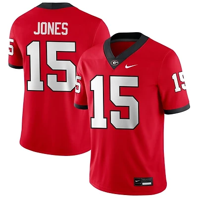 Mello Jones Men's Nike Red Georgia Bulldogs NIL Pick-A-Player Game Jersey