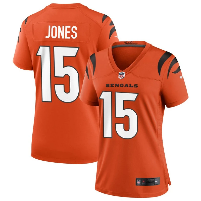 Charlie Jones Women's Nike Orange Cincinnati Bengals Alternate Game Custom Jersey