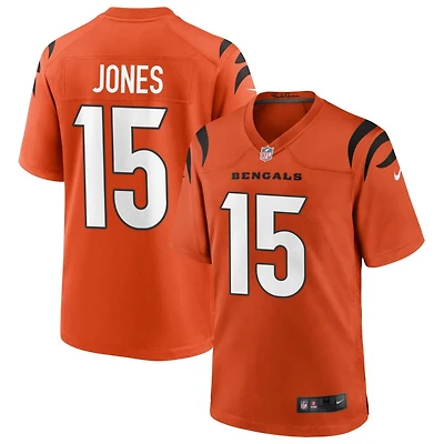 Charlie Jones Youth Nike Orange Cincinnati Bengals Alternate Game Custom Jersey