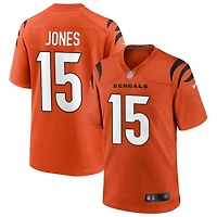 Charlie Jones Youth Nike Orange Cincinnati Bengals Alternate Game Custom Jersey