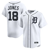 Jahmai Jones Men's Nike White Detroit Tigers Home Limited Custom Jersey