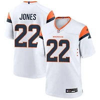 Brandon Jones Men's Nike  White Denver Broncos Mile High Collection Custom Game Jersey
