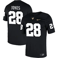Thomas Jones Men's Nike Black Vanderbilt Commodores NIL Pick-A-Player Game Jersey