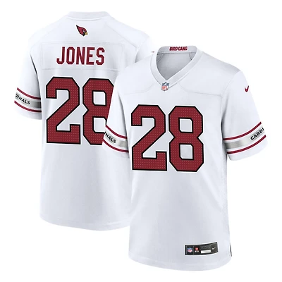 Elijah Jones Men's Nike White Arizona Cardinals Custom Game Jersey