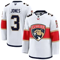 Seth Jones Men's Fanatics White Florida Panthers Away Premium Custom Jersey