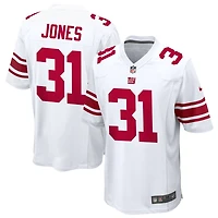 Nic Jones Men's Nike White New York Giants Custom Game Jersey