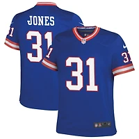 Nic Jones Youth Nike Royal New York Giants Classic Custom Game Jersey