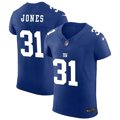 Nic Jones Men's Nike Royal New York Giants Vapor F.U.S.E. Elite Custom Jersey
