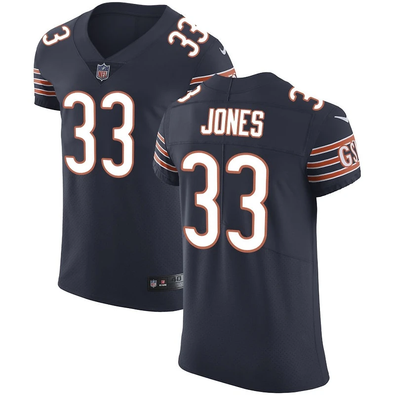 Jaylon Jones Men's Nike Navy Chicago Bears Vapor Untouchable Custom Elite Jersey