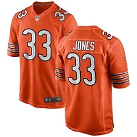 Jaylon Jones Men's Nike Orange Chicago Bears Alternate Custom Game Jersey