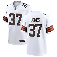 Dom Jones Men's Nike White Cleveland Browns Custom Game Jersey