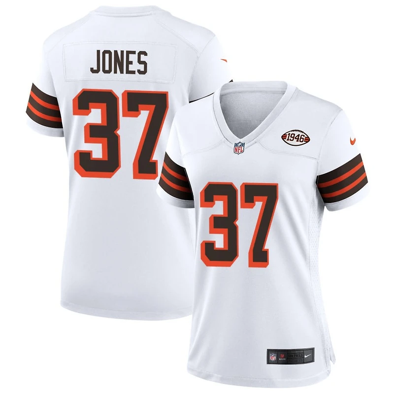 Dom Jones Women's Nike White Cleveland Browns 1946 Collection Alternate Custom Jersey