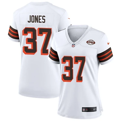 Dom Jones Women's Nike White Cleveland Browns 1946 Collection Alternate Custom Jersey