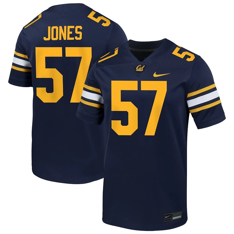 BJ Jones Men's Nike Navy Cal Bears NIL Pick-A-Player Football Game Jersey