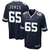 Rob Jones Men's Nike Navy Dallas Cowboys Custom Game Jersey