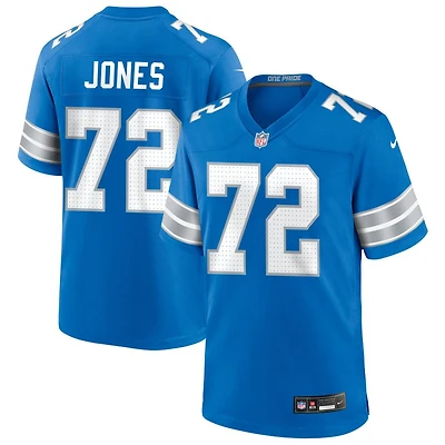 Jamarco Jones Men's Nike Blue Detroit Lions Custom Game Jersey