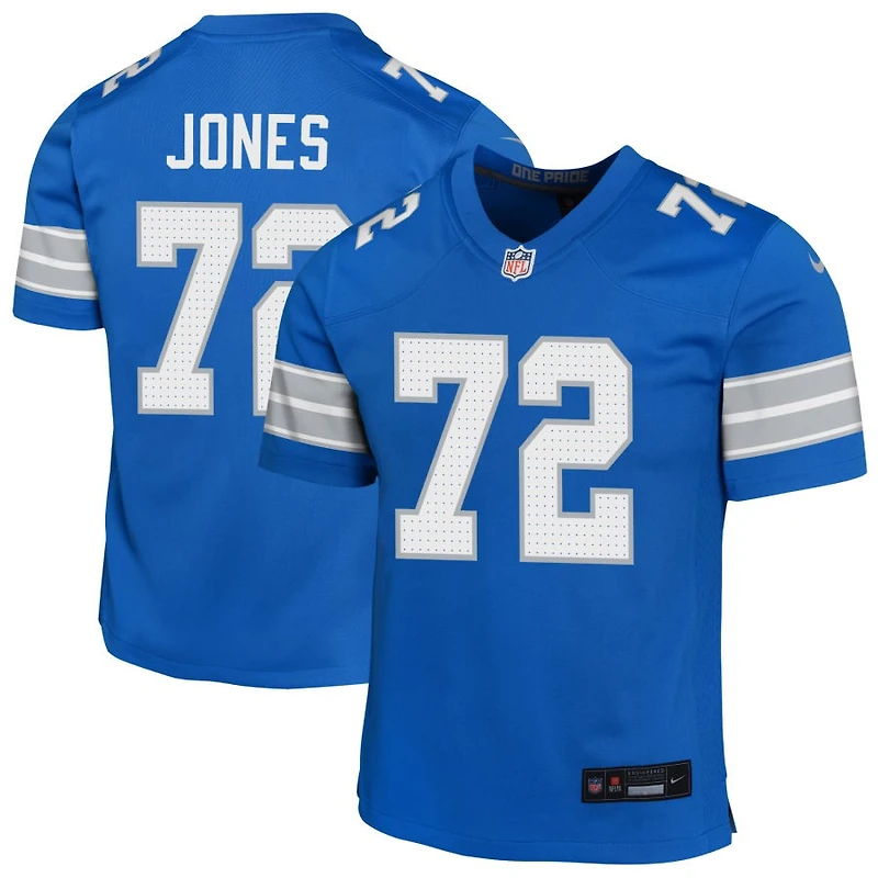 Jamarco Jones Youth Nike Blue Detroit Lions Custom Game Jersey