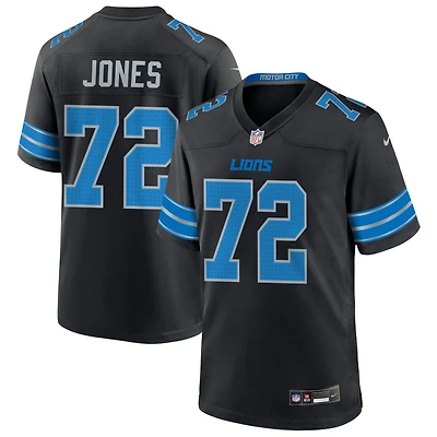 Jamarco Jones Men's Nike  Black Detroit Lions Alternate Custom Game Jersey