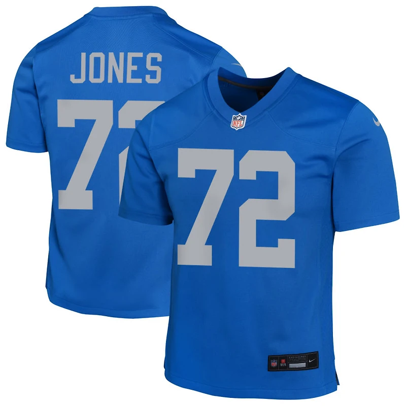 Jamarco Jones Youth Nike Blue Detroit Lions Alternate Custom Game Jersey