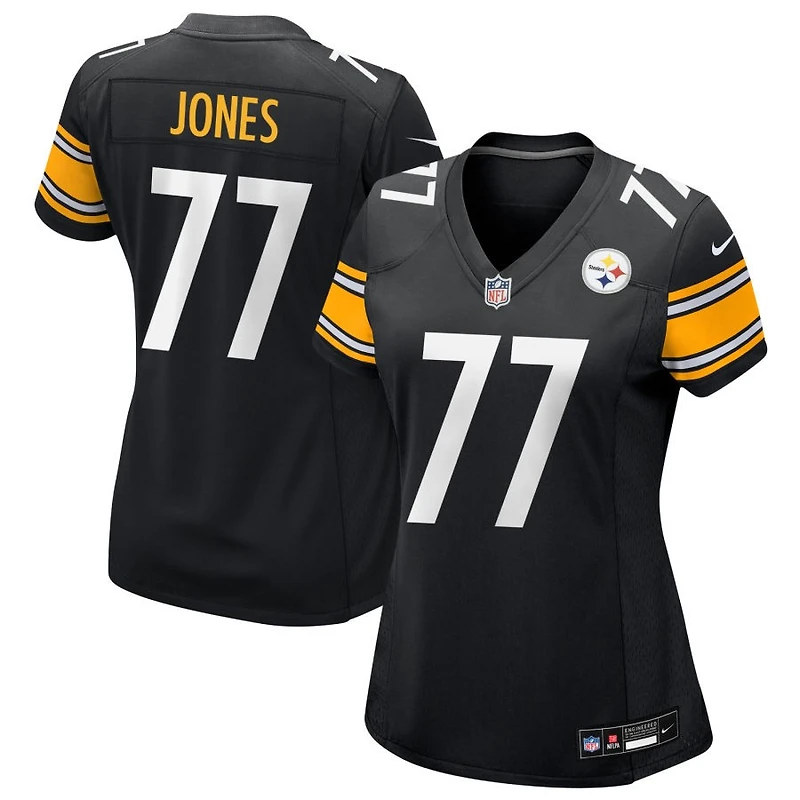 Broderick Jones Women's Nike Black Pittsburgh Steelers Custom Game Jersey