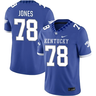 Cameron Jones Men's Nike  Royal Kentucky Wildcats  NIL Pick-A-Player Game Jersey