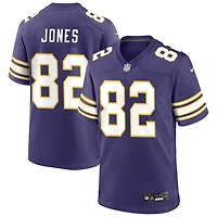 Jeshaun Jones Men's Nike Purple Minnesota Vikings Classic Custom Game Jersey